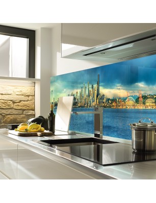 Glas Küchenrückwand 6 mm ESG Motive KRWM-0436