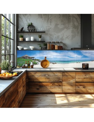 Glas Küchenrückwand 6 mm ESG Motive KRWM-0438