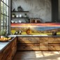 Glas Küchenrückwand 6 mm ESG Motive KRWM-0442