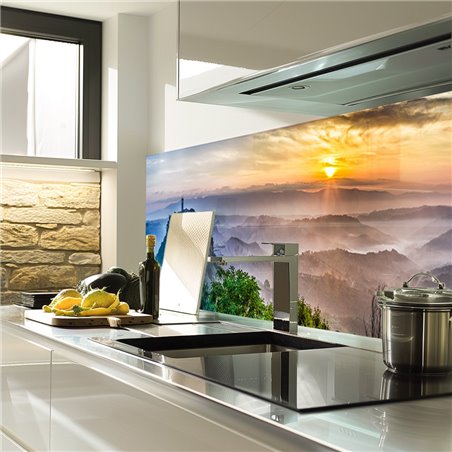 Glas Küchenrückwand 6 mm ESG Motive KRWM-0449