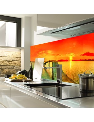 Glas Küchenrückwand 6 mm ESG Motive KRWM-0452