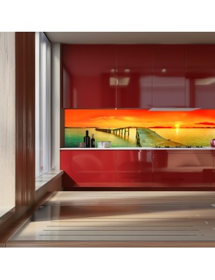 Glas Küchenrückwand 6 mm ESG Motive KRWM-0452