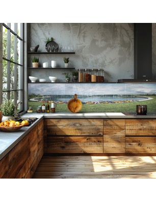 Glas Küchenrückwand 6 mm ESG Motive KRWM-0461