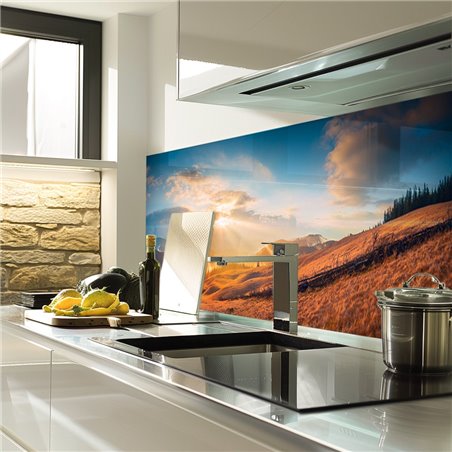 Glas Küchenrückwand 6 mm ESG Motive KRWM-0480