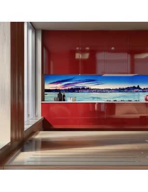 Glas Küchenrückwand 6 mm ESG Motive KRWM-0485