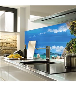 Glas Küchenrückwand 6 mm ESG Motive KRWM-0486