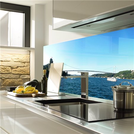 Glas Küchenrückwand 6 mm ESG Motive KRWM-0489