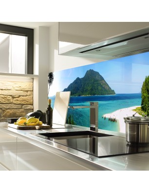 Glas Küchenrückwand 6 mm ESG Motive KRWM-0492