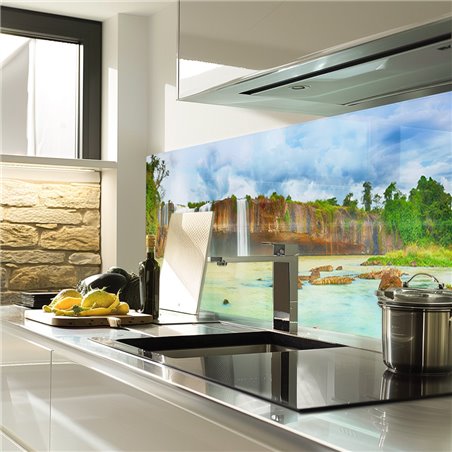 Glas Küchenrückwand 6 mm ESG Motive KRWM-0494