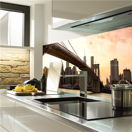 Glas Küchenrückwand 6 mm ESG Motive KRWM-0496