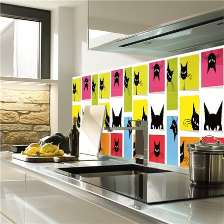 Glas Küchenrückwand 6 mm ESG Motive KRWM-0509