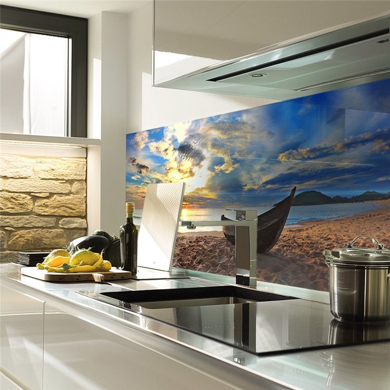 Glas Küchenrückwand 6 mm ESG Motive KRWM-0513