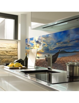 Glas Küchenrückwand 6 mm ESG Motive KRWM-0513