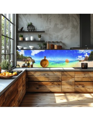 Glas Küchenrückwand 6 mm ESG Motive KRWM-0525