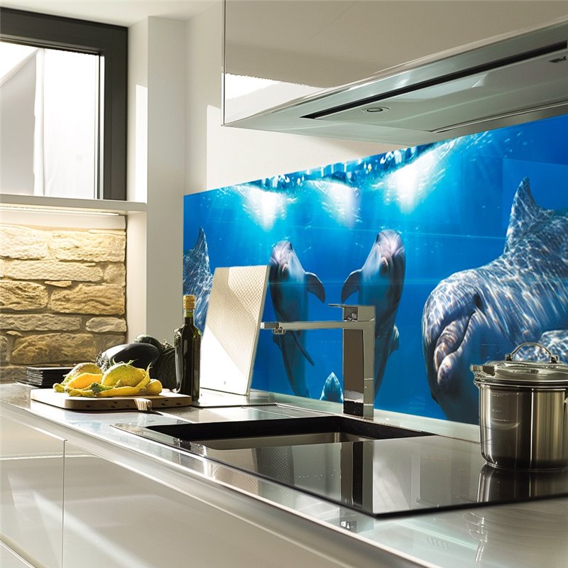 Glas Küchenrückwand 6 mm ESG Motive KRWM-0532