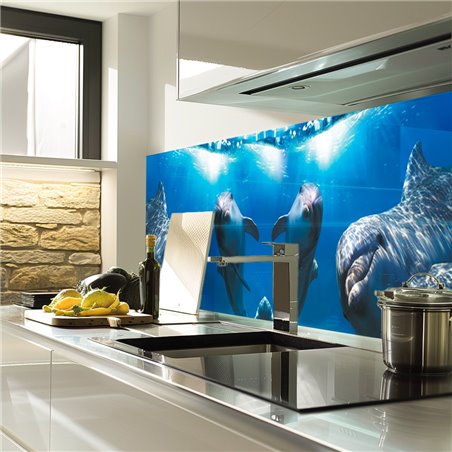 Glas Küchenrückwand 6 mm ESG Motive KRWM-0532