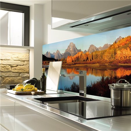 Glas Küchenrückwand 6 mm ESG Motive KRWM-0536