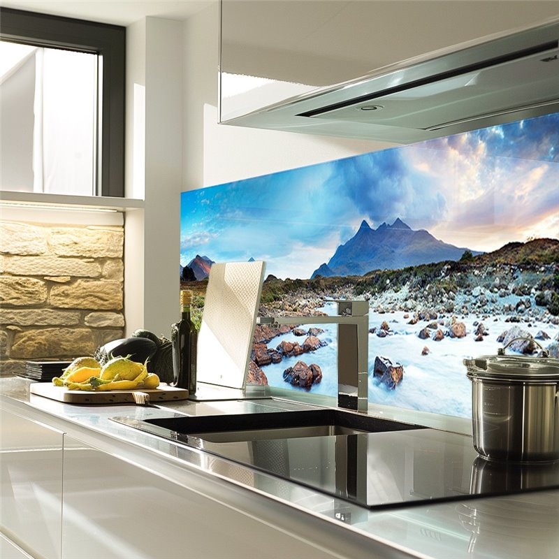 Glas Küchenrückwand 6 mm ESG Motive KRWM-0537