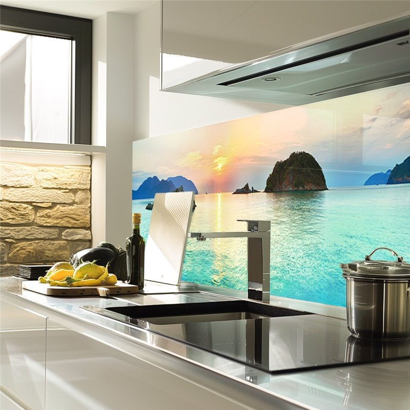 Glas Küchenrückwand 6 mm ESG Motive KRWM-0548