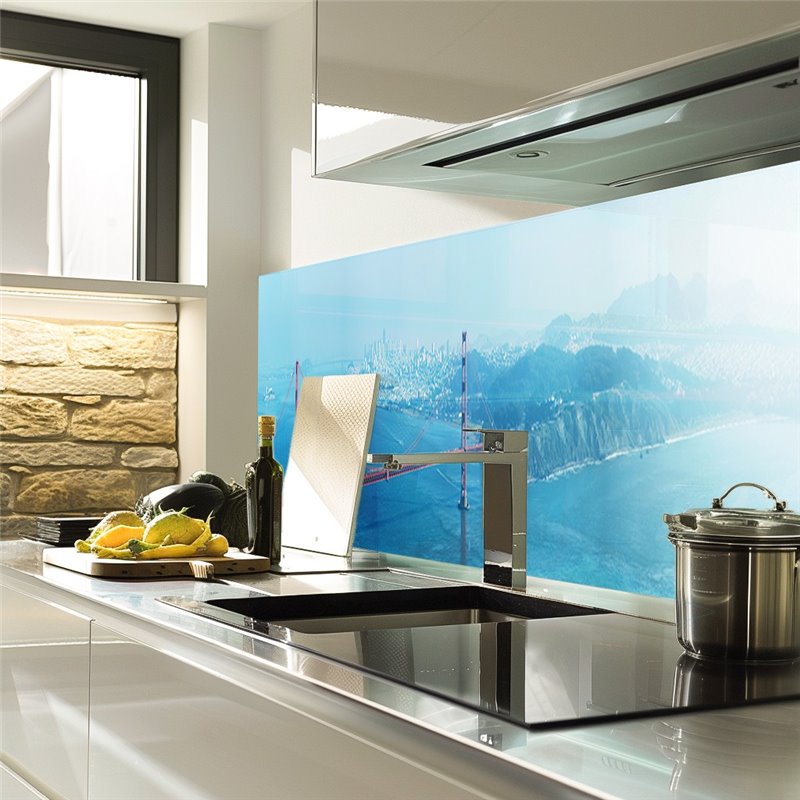 Glas Küchenrückwand 6 mm ESG Motive KRWM-0559