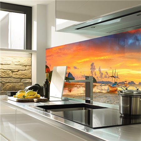 Glas Küchenrückwand 6 mm ESG Motive KRWM-0560