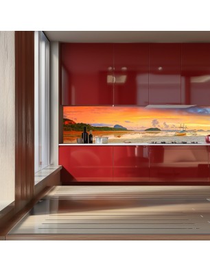 Glas Küchenrückwand 6 mm ESG Motive KRWM-0560