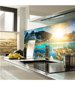 Glas Küchenrückwand 6 mm ESG Motive KRWM-0566