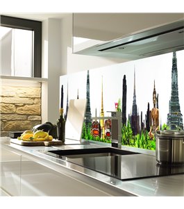 Glas Küchenrückwand 6 mm ESG Motive KRWM-0574