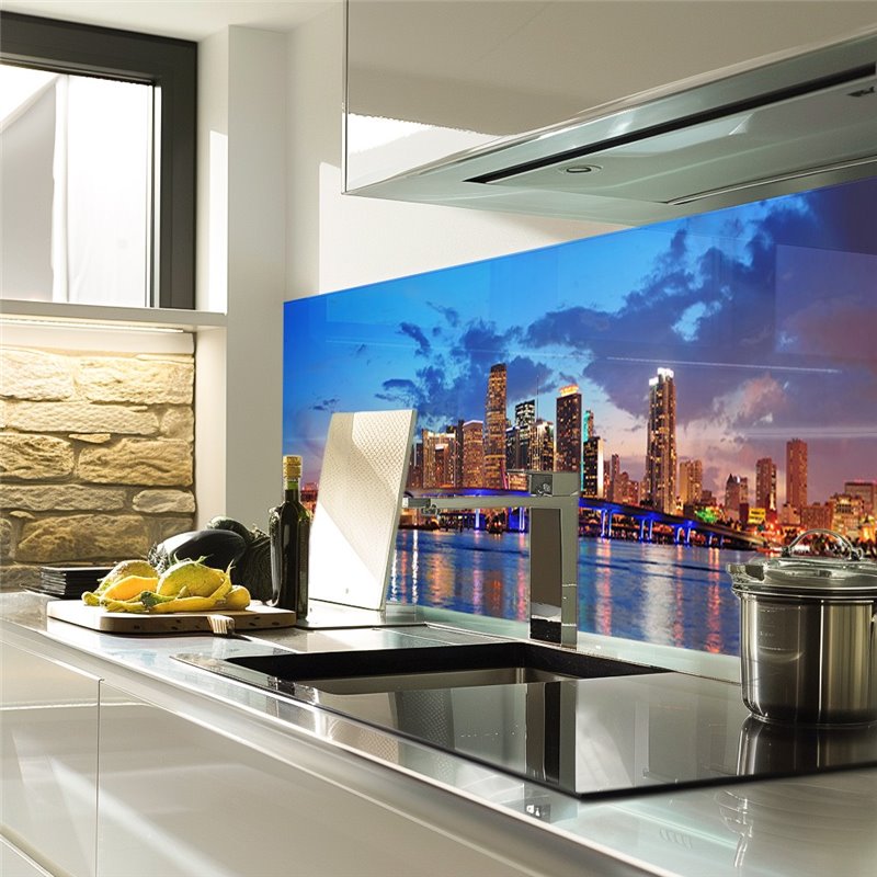 Glas Küchenrückwand 6 mm ESG Motive KRWM-0577