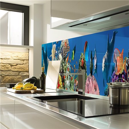 Glas Küchenrückwand 6 mm ESG Motive KRWM-0588