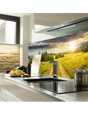 Glas Küchenrückwand 6 mm ESG Motive KRWM-0590