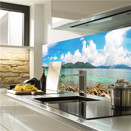 Glas Küchenrückwand 6 mm ESG Motive KRWM-0594