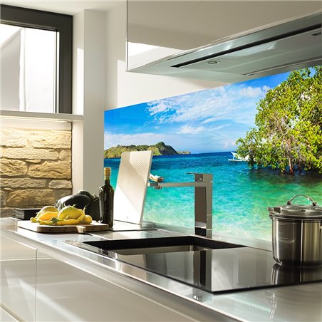 Glas Küchenrückwand 6 mm ESG Motive KRWM-0599