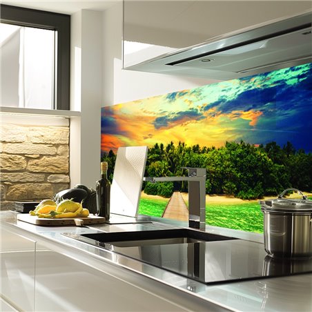 Glas Küchenrückwand 6 mm ESG Motive KRWM-0607