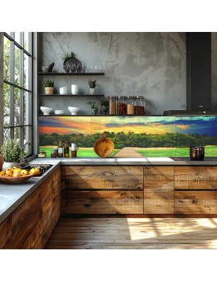 Glas Küchenrückwand 6 mm ESG Motive KRWM-0607