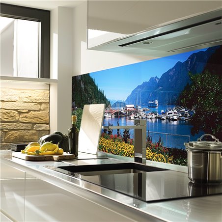 Glas Küchenrückwand 6 mm ESG Motive KRWM-0611