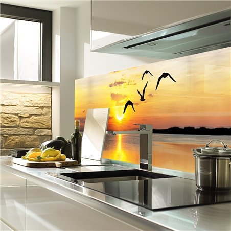 Glas Küchenrückwand 6 mm ESG Motive KRWM-0615