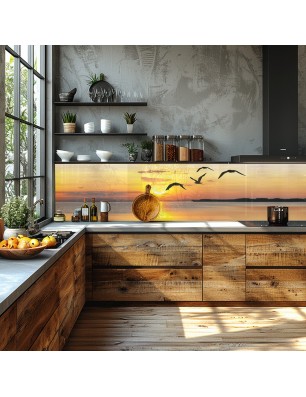 Glas Küchenrückwand 6 mm ESG Motive KRWM-0615