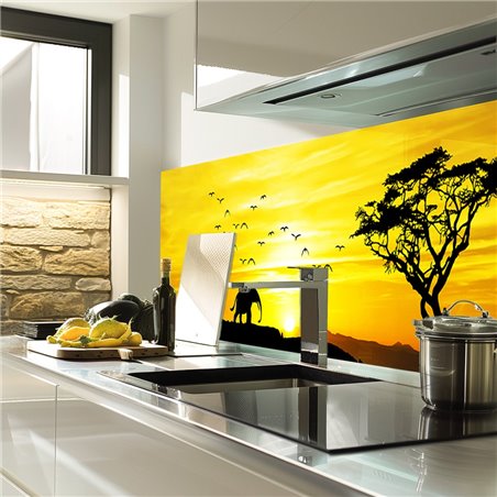 Glas Küchenrückwand 6 mm ESG Motive KRWM-0616