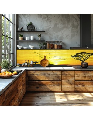 Glas Küchenrückwand 6 mm ESG Motive KRWM-0616