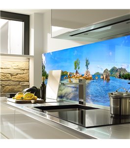 Glas Küchenrückwand 6 mm ESG Motive KRWM-0621