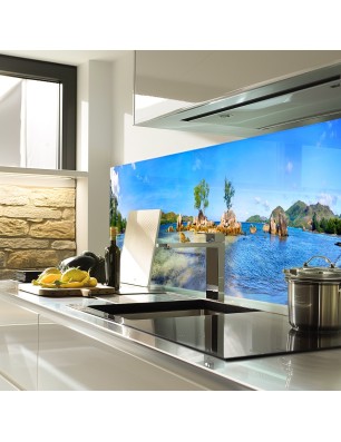 Glas Küchenrückwand 6 mm ESG Motive KRWM-0621