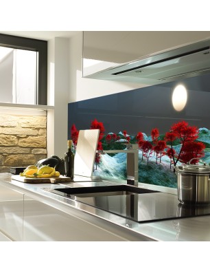 Glas Küchenrückwand 6 mm ESG Motive KRWM-0622