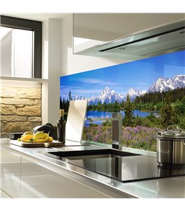 Glas Küchenrückwand 6 mm ESG Motive KRWM-0625