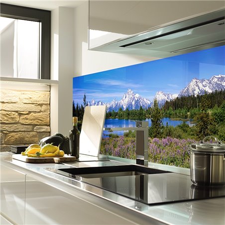 Glas Küchenrückwand 6 mm ESG Motive KRWM-0625