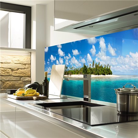 Glas Küchenrückwand 6 mm ESG Motive KRWM-0644