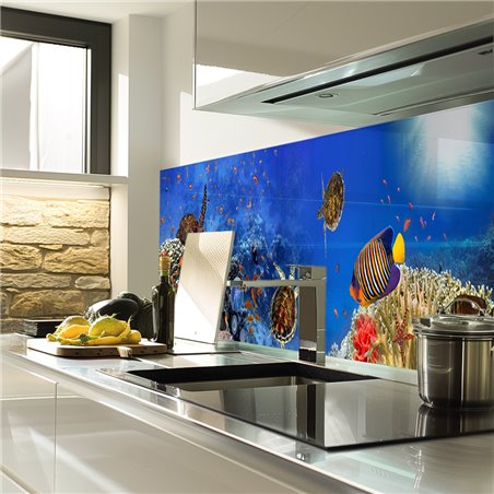 Glas Küchenrückwand 6 mm ESG Motive KRWM-0761