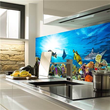 Glas Küchenrückwand 6 mm ESG Motive KRWM-0770