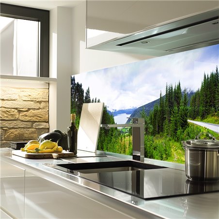 Glas Küchenrückwand 6 mm ESG Motive KRWM-0786