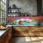 Glas Küchenrückwand 6 mm ESG Motive KRWM-0794